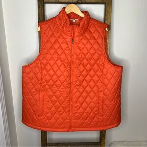 Time and Tru Coral Puffer Vest